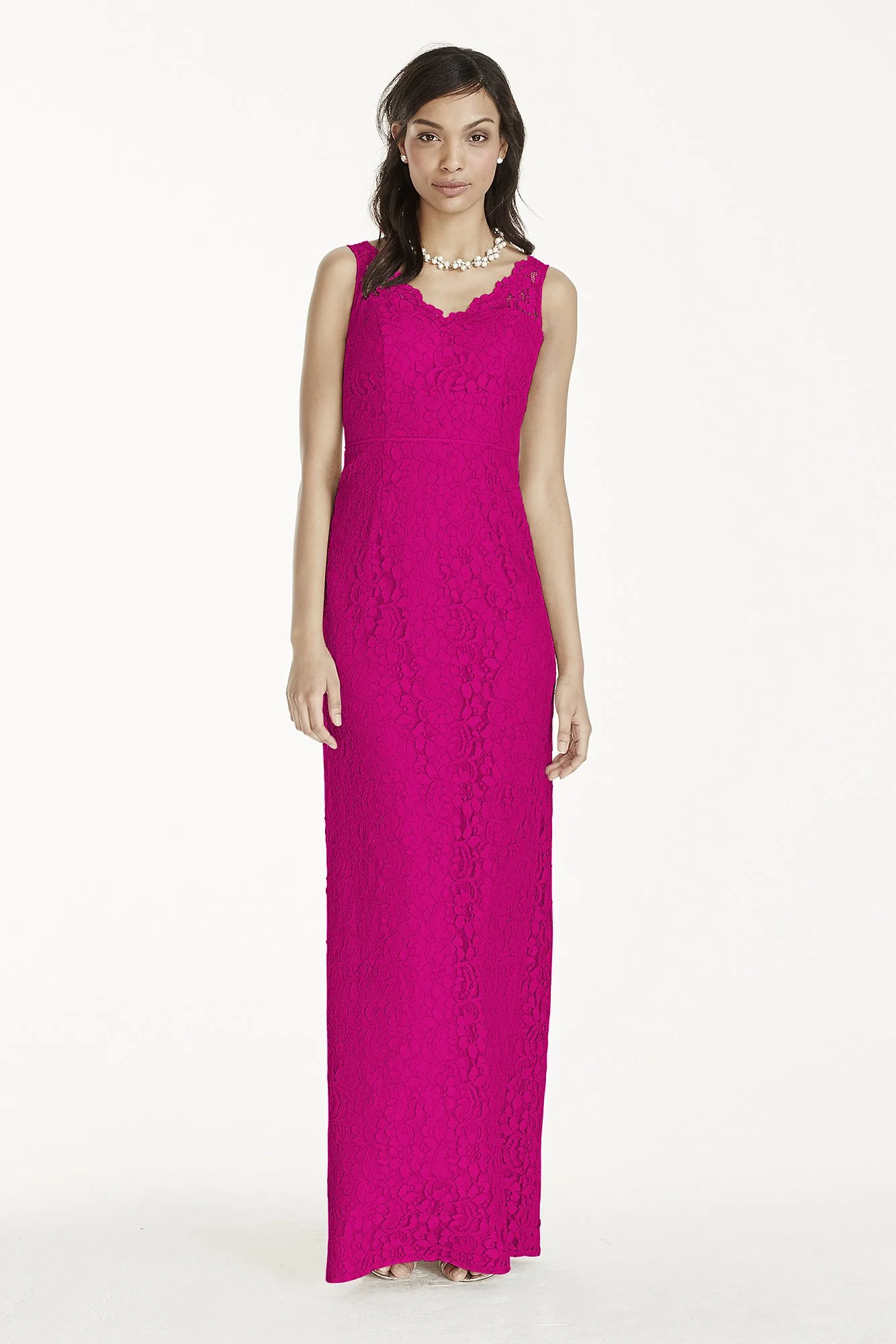 Extra Length Lace Tank Dress - Image 12