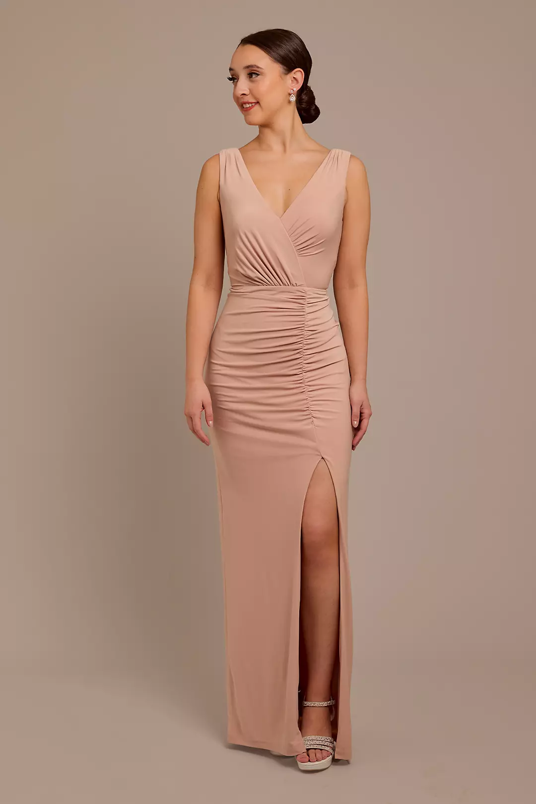 Jersey Tank Ruched Dress - Image 26