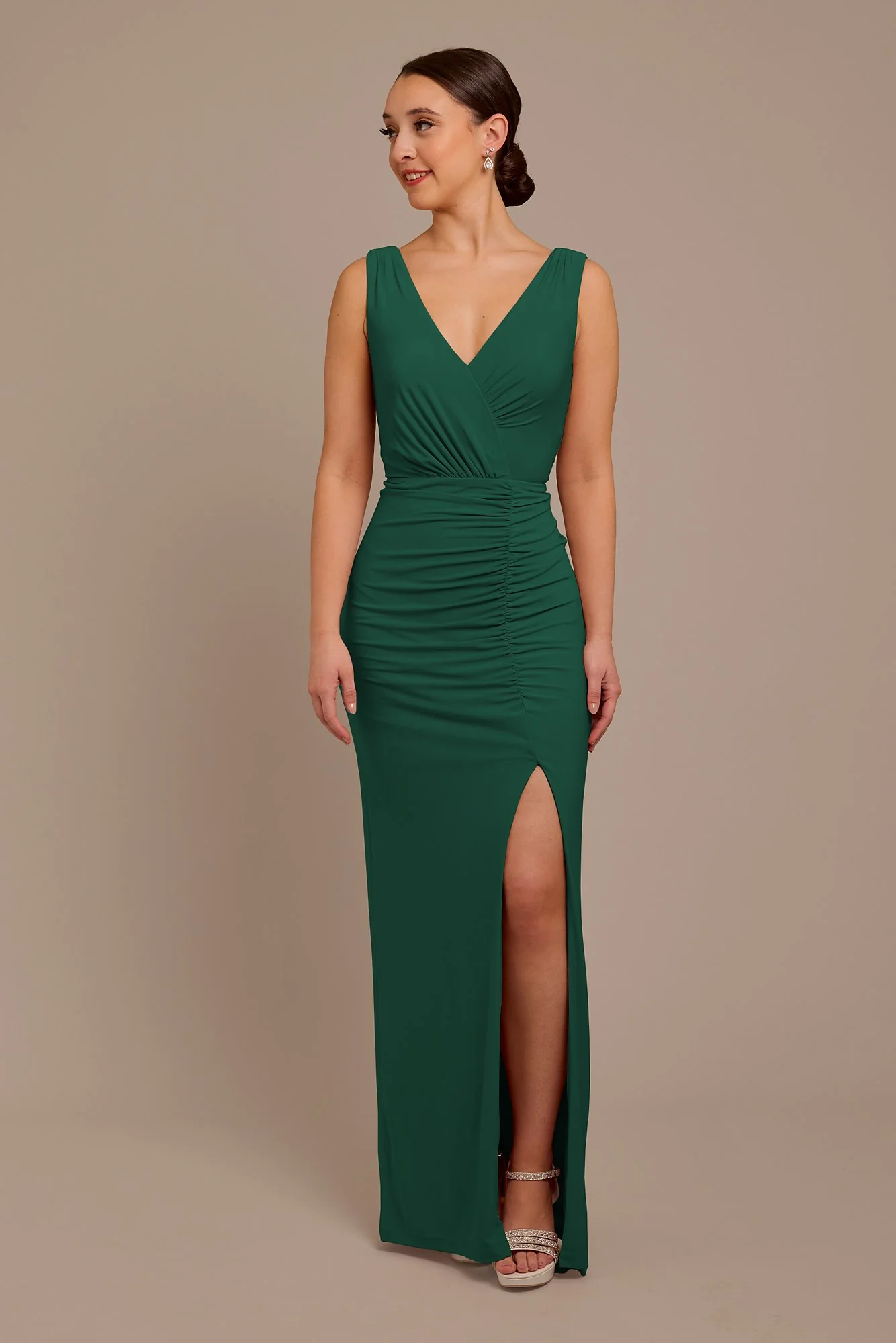 Jersey Tank Ruched Dress - Image 27