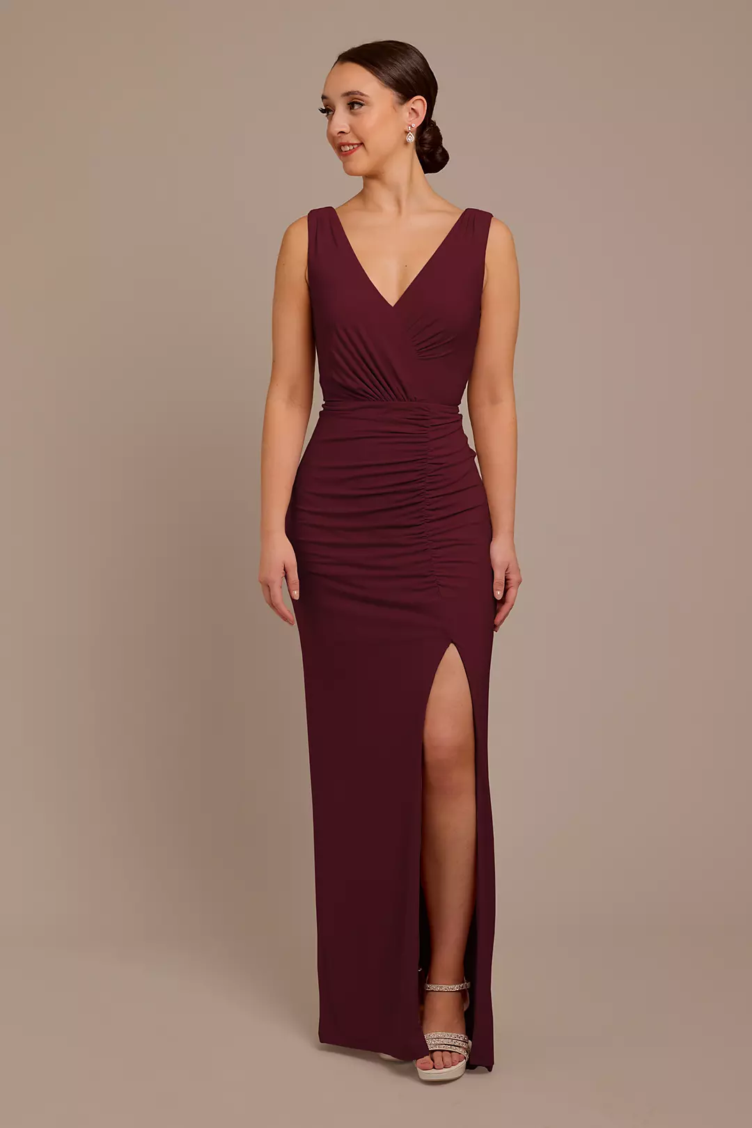 Jersey Tank Ruched Dress - Image 38